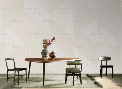3D Geometry Texture Pattern Self-adhesive Removeable Wallpaper Wall Mural