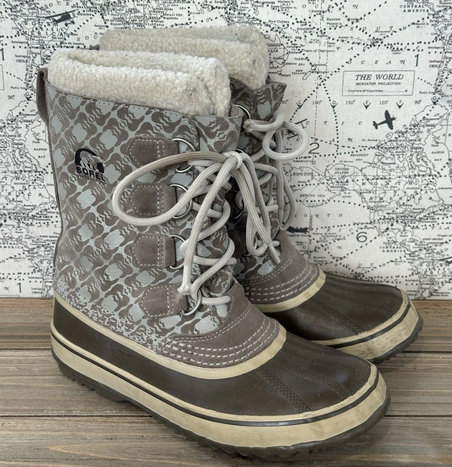 Sorel Duck Winter Snow Boots Women's Sz 7 Waterproof