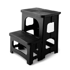 Folding Double Step Stool Heavy Duty Non Slip Multi Purpose Home Kitchen DIY↔