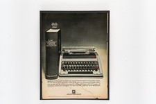 1960s Original Olivetti Underwood Typewriter Advertisement Magazine Page thumbnail