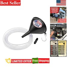 Transmission Funnel Kit With 4ft Clear Tubing 8oz For Hard To Places