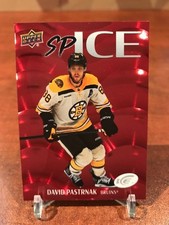 2024-25 UPPER DECK ICE FIRE #SP-2 DAVID PASTRNAK, BOSTON BRUINS