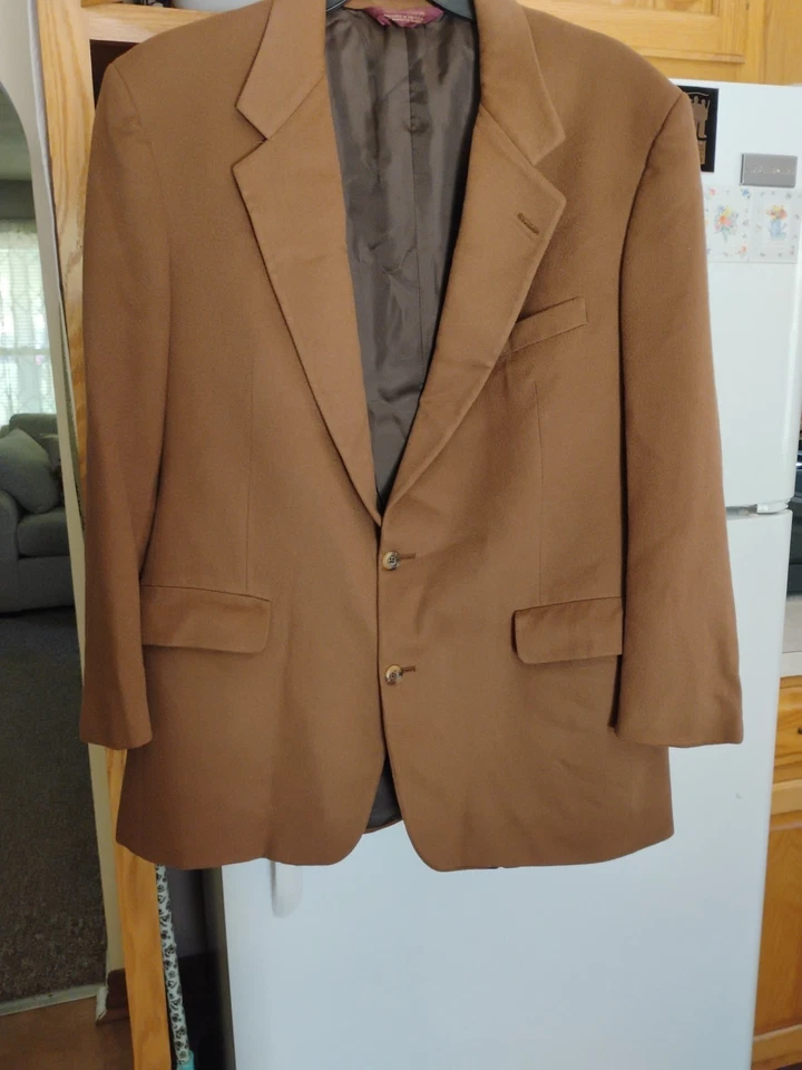 Blazer de cachemir Nordstrom Loro Piana abrigo deportivo traje chaqueta para hombre 42 marrón regular Foto 3 de 4