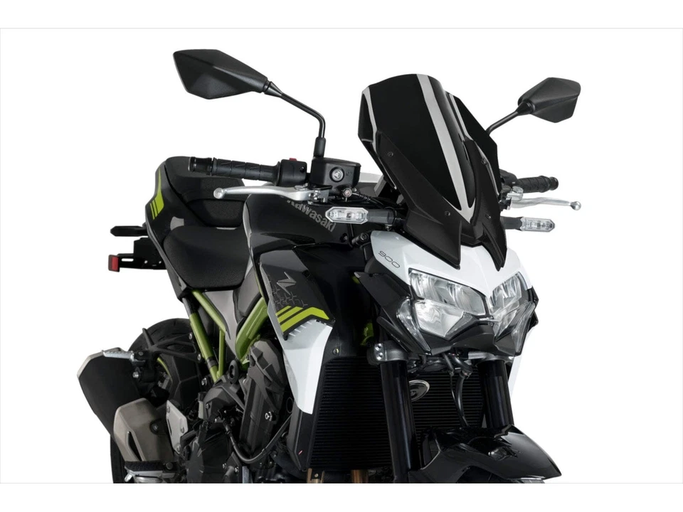 Puig New Gen Touring Screen Windshield Dark Smoke for Kawasaki Z900 SE (22-24) - Image 3 of 4
