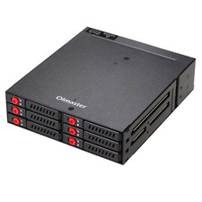 Alloggiamento disco rigido rack/alloggiamento mobile 4/6 alloggiamenti 2,5 pollici SSD SATA HDD hot swap