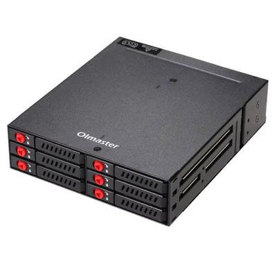 4/6-Bay 2,5 Zoll SATA SSD HDD Hot Swap Mobile Rack/Gehäuse Festplattengehäuse