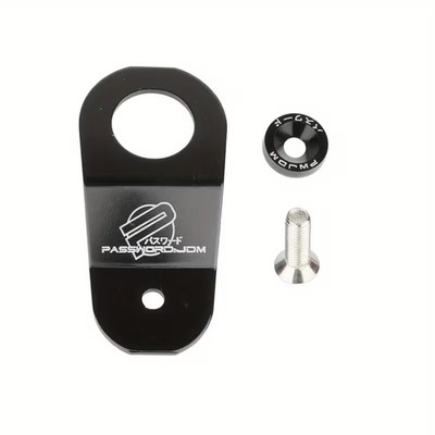 Supporto Für Kühler Honda Civic EK S2000 Integra Halterung Aluminium Schwarz