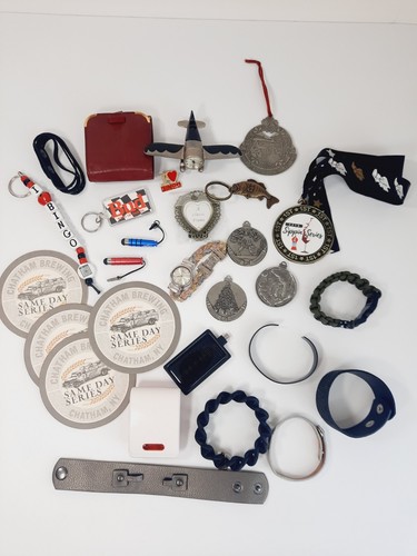 Junk Drawer Lot Fossil Seiko Jewelry Stylist Collectibles