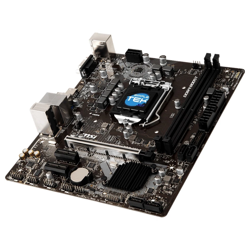 MSI H310M PRO-VDH PLUS PLACA BASE MICRO-ATX OCTAVA NOVENA GENERACIÓN LGA 1151 V2 - Imagen 2 de 4
