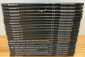 Dream Plan Build DVD Video Series Railroad & Prototype Trains Lot of 21