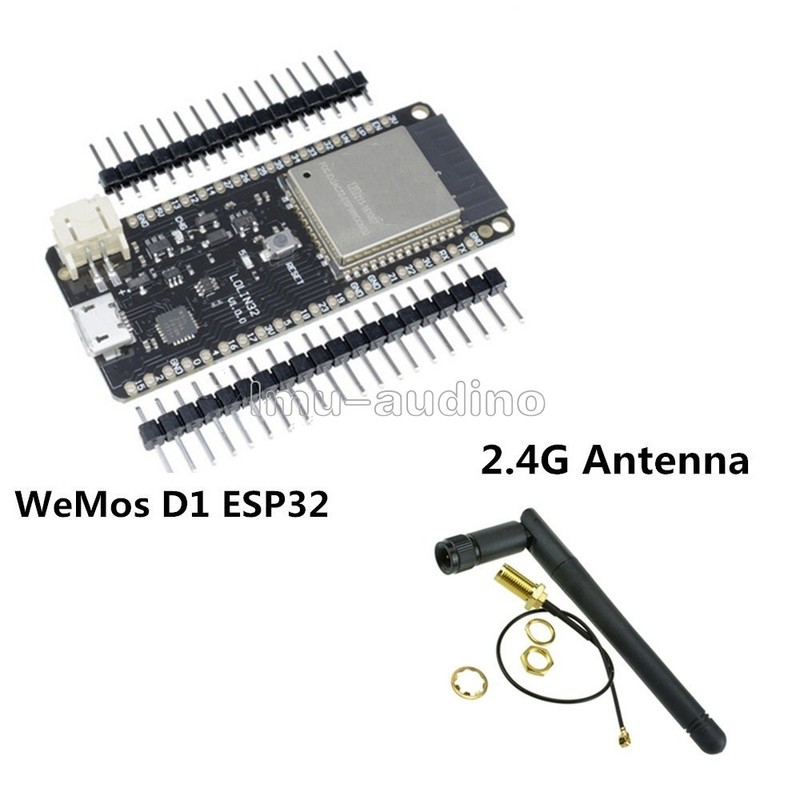 ESP32 ESP-32 4MB Flash WEMOS Lolin32 CP2104 WIFI & Bluetooth Card Based