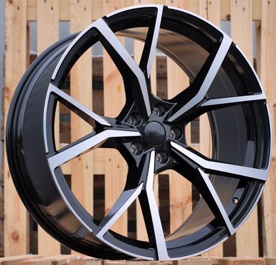 4X 19 Zoll Alufelgen ESTORIL Style 8J ET45 5X112 passend für VW Golf Jetta...