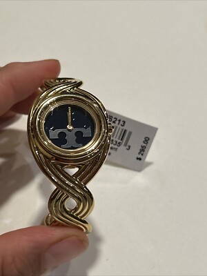 Tory Burch Gold Bracelet Watch with Navy Dial Tory Burch Women main image 4