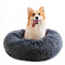 Super Plush Pet Bed Anti Anxiety Fluffy Dog Bed With Anti-Slip  Water-Resistant
