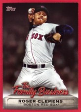  2019 Topps Update Roger Clemens The Family Business #FB-6 Boston Red Sox