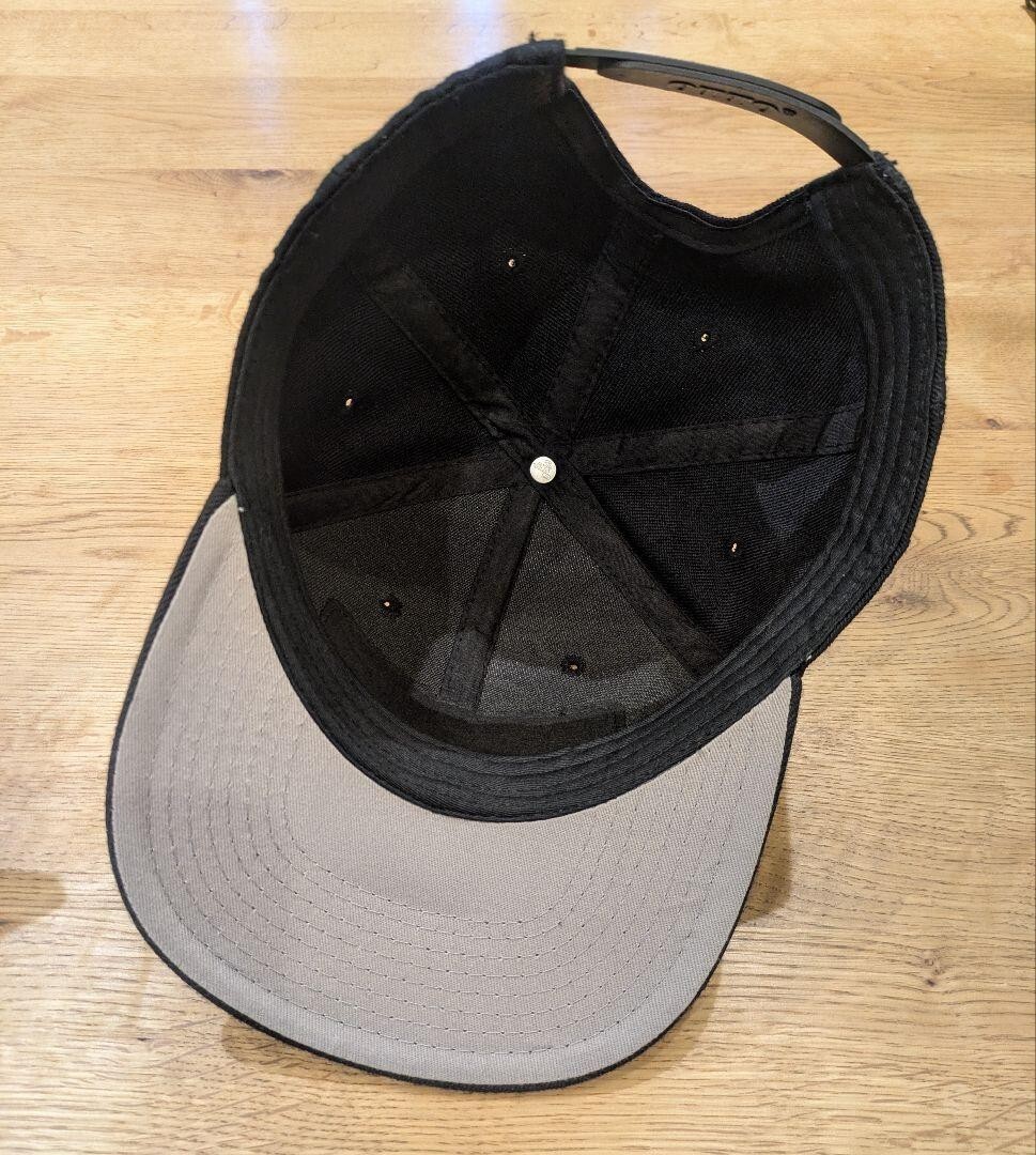 COMME DES GARCONS CDG Logo Cap Black with adjuster Men's COMME DES GARCONS CDG Logo Cap Black with adjuster Men's