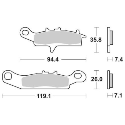 Racing Brake Pads SBS 798RSI