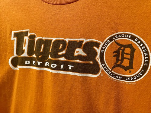 Detroit Tigers MLB t-shirt Men’s size L 2006 Orange - Picture 2 of 8