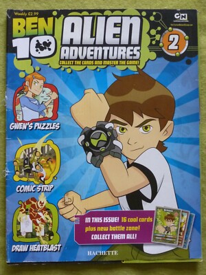 BEN 10 ALIEN ADVENTURES / #2 / DRAW HEATBLAST / GWEN'S PUZZLES