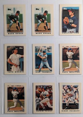 Topps 1988 ML Leaders Minis-Lot of 27-Mostly HOFs