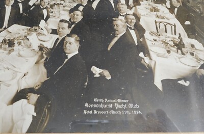 orig Framed large 1914 BENSONHURST GRAVESEND YACHT CLUB BROOKLYN @Hotel  Brevoort | eBay