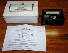 JVI Black Pocket Sized Signal Satellite Finder (10-SF20) LNB RCVR 950-2050 MHz