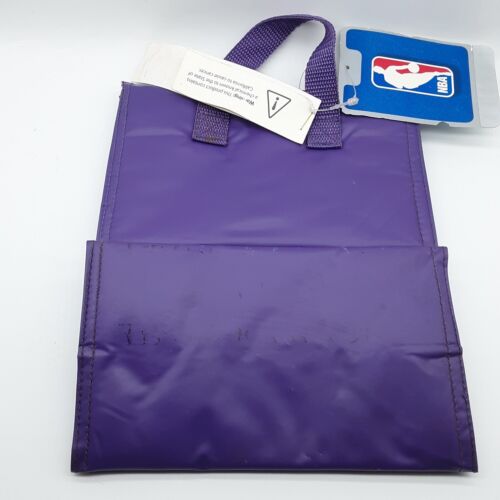Vintage NBA Stadium Los Angeles Lakers Soft purple Insulated Lunch Bag sack s3 - Picture 9 of 10