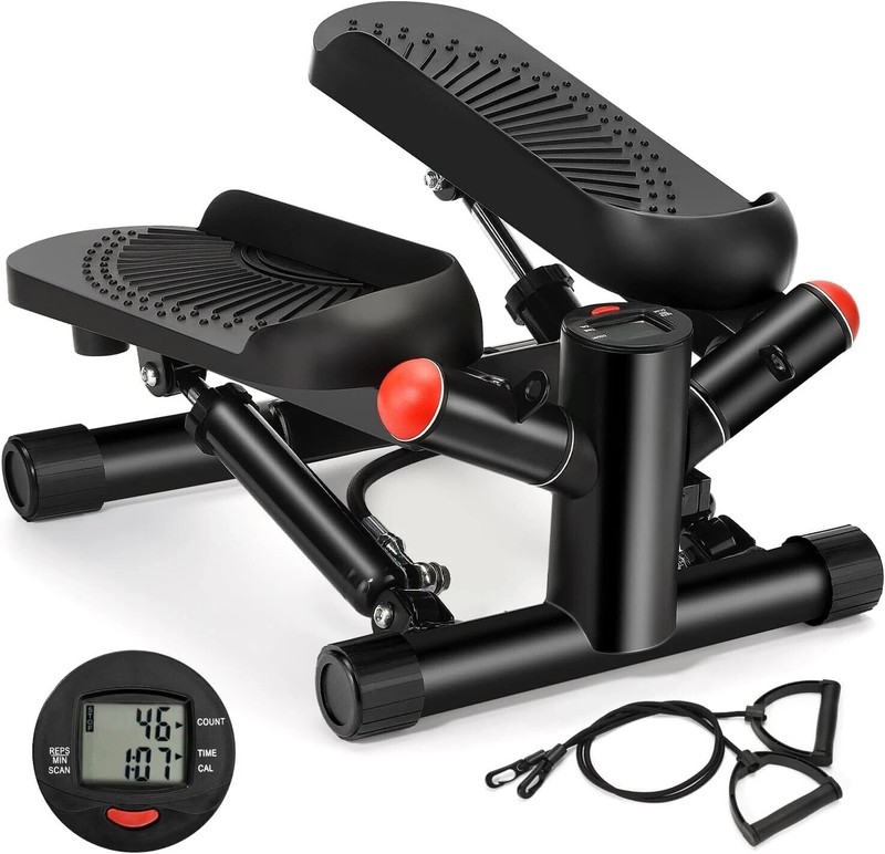 At-Home Exercise Stepper: Portable Twist Stepper for Full Body Workout-up 330lbs