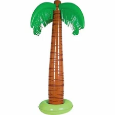 Inflatable Palm Tree Luau Party Decor 34" Hawaiian Tropical Beach Summer Pool