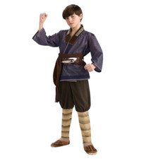 EUC Sokka Avatar The Last Airbender Deluxe Child Costume Sz Large Nickelodeon