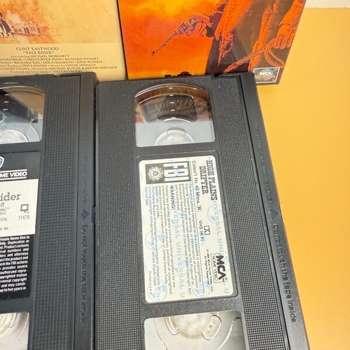 WESTERNS~Pale Rider~Magnificent Seven~Unforgiven~High Plains~7 Pre-Owned VHS Lot - Picture 11 of 12