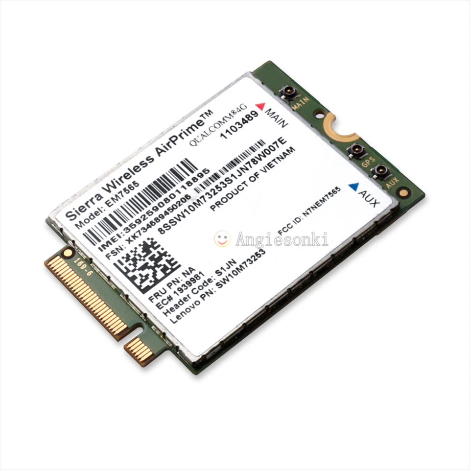 Sierra Wireless EM7565 4G LTE CAT-12 600Mbps NGFF module for lenovo  - Image 3 of 4