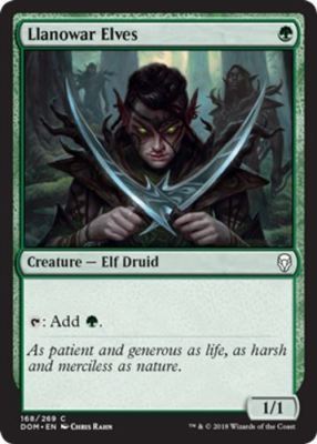 4 Llanowar Elves, Dominaria