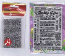 Hero Arts Card Clear Stamp Set- Sentiments  Hampton Art - World Travel Words
