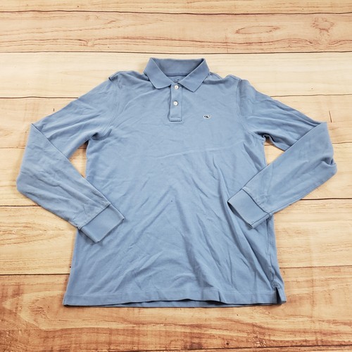 Vineyard Vine Polo Shirt Boys Extra Large Blue Outdoor Lightweight Preppy Youth