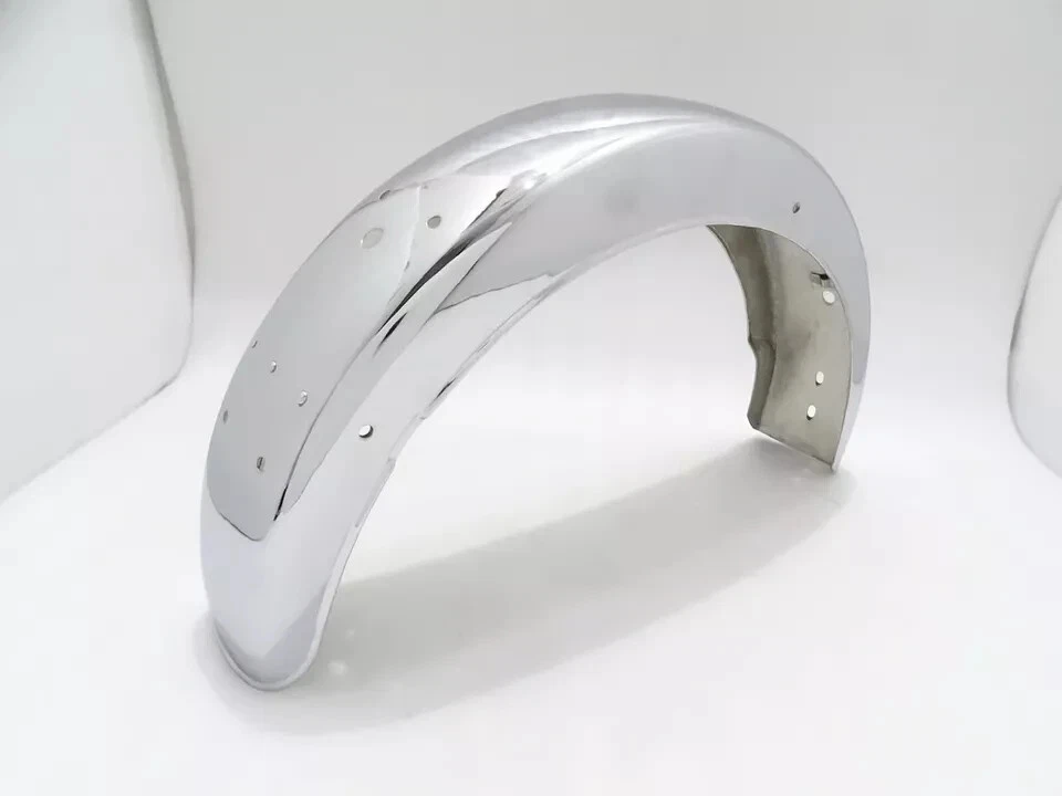 JUEGO GUARDABARROS ROAD ROCKET BSA A10 ACERO CROMADO MODELO 1956 (PRETALADRADO) |Apto para Foto 4 de 4
