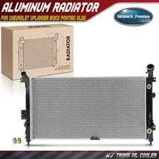 Aluminum Radiator w/ Trans. Oil Cooler for Chevrolet Uplander Buick Pontiac Olds