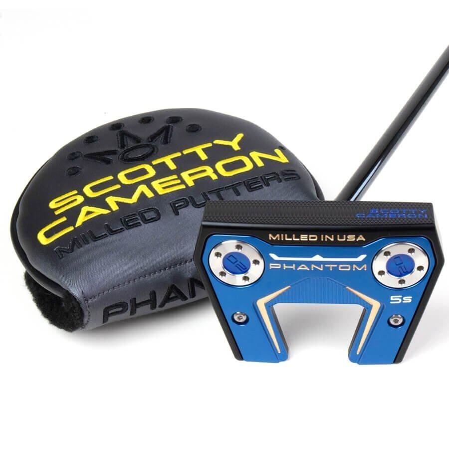 SCOTTY CAMERON PHANTOM 5 2024 美品 SCOTTY CAMERON Putter 2024 Phantom 5S Black & Metallic Blue