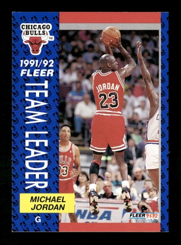 Michael Jordan 1991-92 Fleer #375 Chicago Bulls NBA