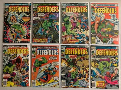 Defenders comics lot #14-75 + FREE comic 39 diff avg 5.5 (1974-79)