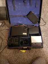 Vintage Polaroid 360 Land Camera Bundle Portrait kit, Filters .original Owner