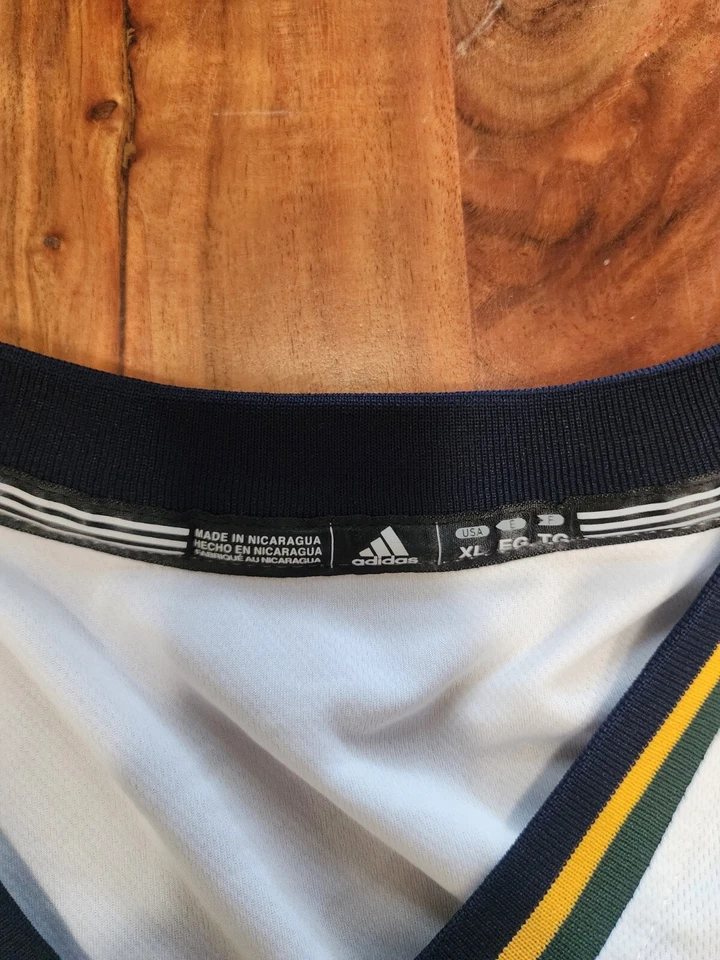 Camiseta De Colección Deron Williams Adidas Utah Jazz Auténtica Talla:xl Nueva Con Etiquetas Xlarge +2 Foto 2 de 4
