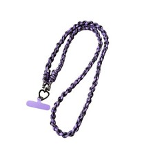 1Pcs Bohemian Style Braided Flower Cell Phone Lanyard Handmade Braided Crossb...