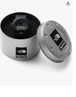 CASIO G-SHOCK Supreme x North Face Limited Black DW-6900NS-1JR NEW 