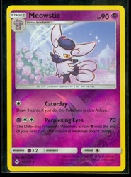 Meowstic 80/214 Sun & Moon Unbroken Bonds Reverse Holo Rare