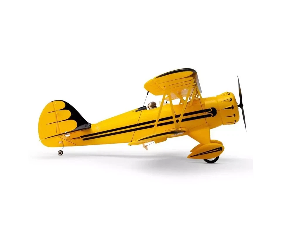 E-flite EFlite UMX Waco BNF Basic Electric RC Airplane 550mm Yellow EFLU53550Y - Image 4 of 4