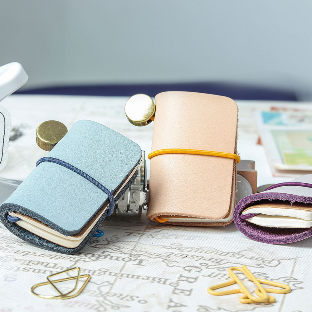 Travel Mini Pocket Planner Leather Journal Writing Notebook eBay