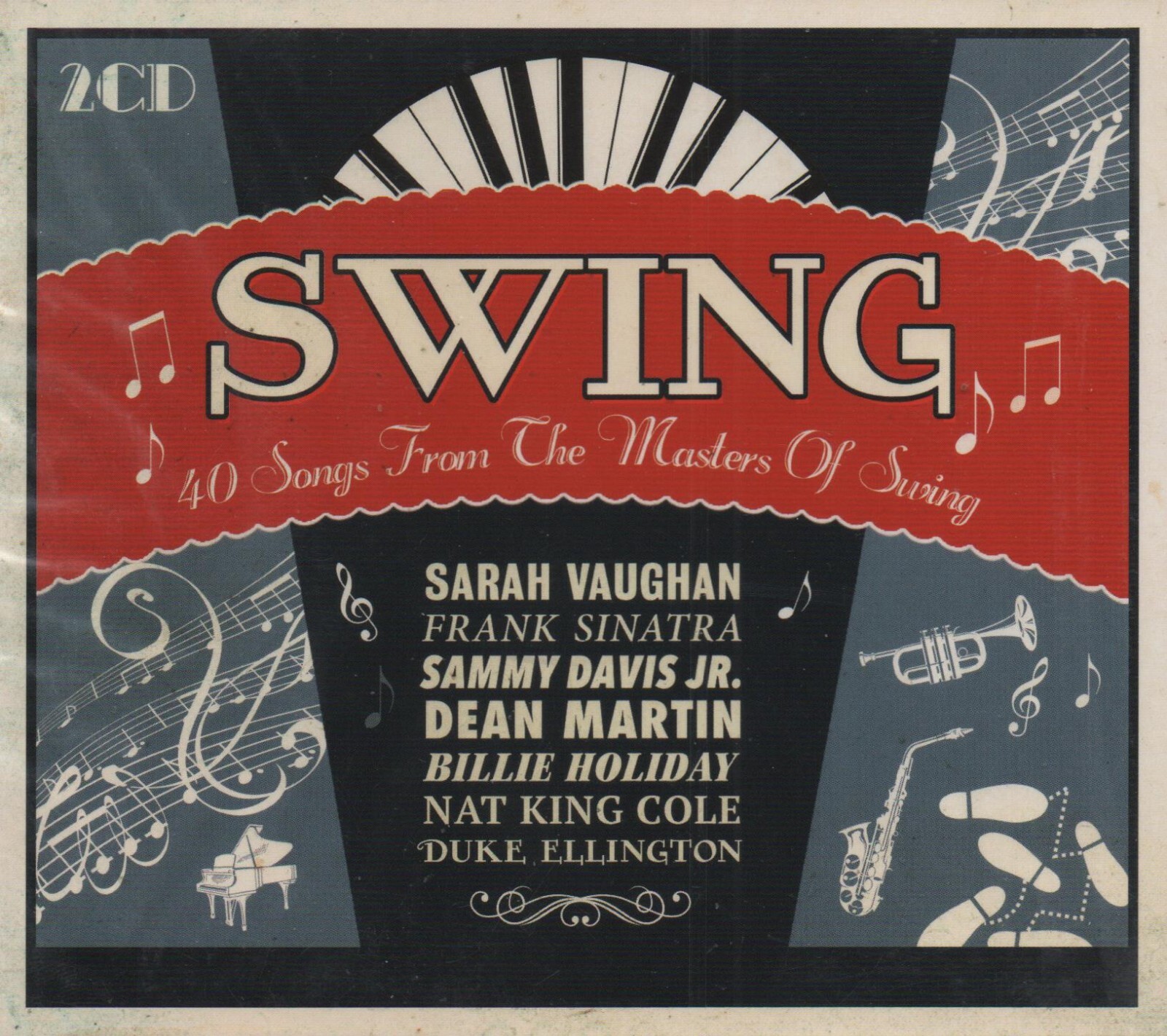 SWING - DEAN MARTIN FRANK SINATRA LOUIS PRIMA DORIS DAY - 2 CDS - NEW & SEALED!!
