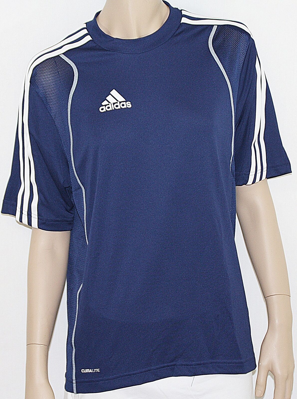 Adidas T8 Clima Tee M Shirt Boys Men Jersey Blue Sizes: XS, S