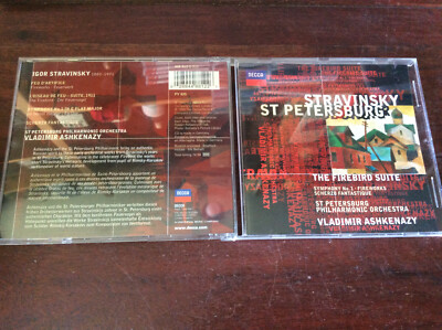 Strawinsky - Feuervogel-Suite Sinfonie 1 Scherzo [CD Album] DECCA Ashkenazy